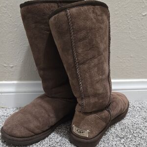 UGG Chocolate Suede Boots